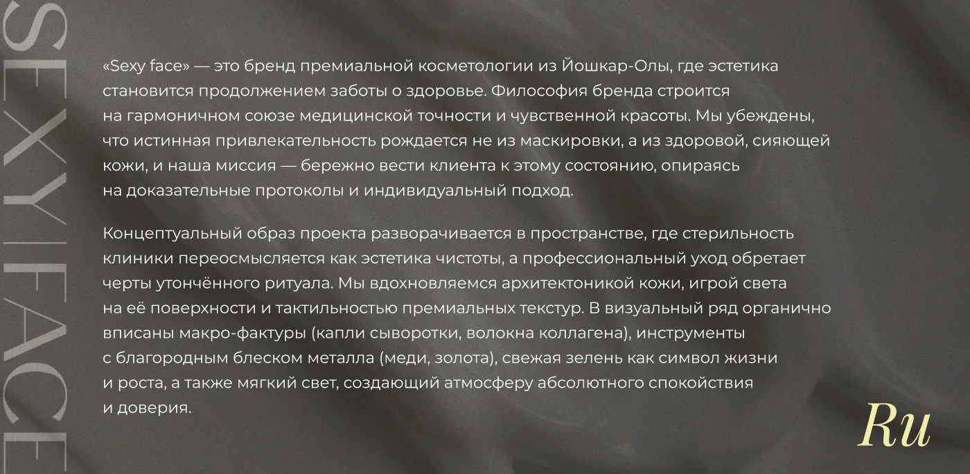 Брендбук для Sexy Face